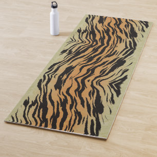 Wild Tiger Print Yogamatte