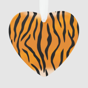 Wild Tiger Streifenmuster Ornament
