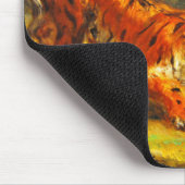 Wild Tiger und eine Schlange (Tierart) Mousepad (Ecke)