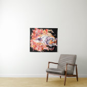 Wild Tiger Wandteppich (Beispiel (Horizontal))
