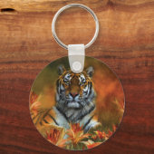 Wild Tigers Art Schlüsselanhänger (Vorderseite)