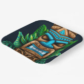Wild Tiki Luau Pappteller (Gewinkelt)
