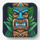 Wild Tiki Luau Pappteller (Vorderseite)