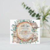 Wild Time Niedliche australische Tiere Geburtstag (Stehend Vorderseite)