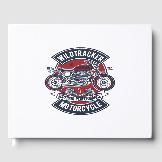 Wild Tracker Motorrad Gästebuch (Vorderseite)