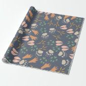 Wild Tracks Spring Wrapping Paper Geschenkpapier (Ungerollt)