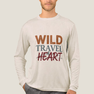 WILD TRAVEL HEART Graphic Tee - Adventure Lovers N