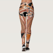 Wild Tribal Maori Leggings (Rückseite)