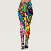 Wild & Trippy Shroom Skin Leggings (Rückseite)