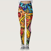 Wild & Trippy Shroom Skin Leggings (Vorderseite)