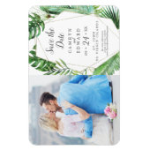 Wild-Tropical-Palm-Bild Save the Date Magnet (Vertikal)