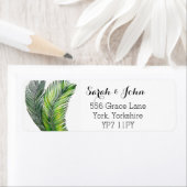 Wild Tropical Palm Blätter Grüne (Insitu)