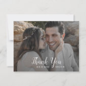 Wild Tropical Palm Foto Danke Karte (Vorderseite)