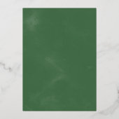 Wild Tropical Palm | Goldfoil Hexagon Hochzeit Folieneinladung (Rückseite)