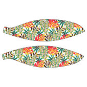Wild Tropical Palm Leaves Basketball (Panele)