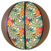 Wild Tropical Palm Leaves Basketball (Vertikal)