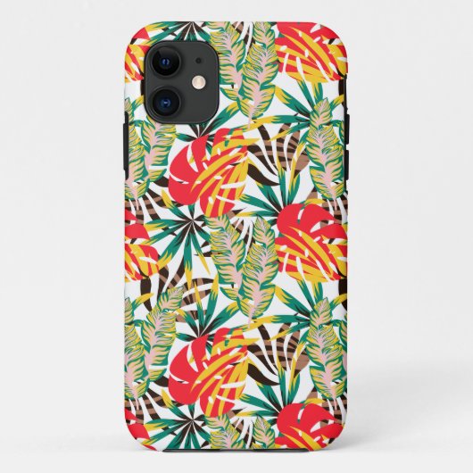 Wild Tropical Palm Leaves Case-Mate iPhone Hülle (Rückseite)