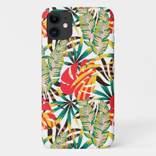 Wild Tropical Palm Leaves Case-Mate iPhone Hülle (Rückseite)