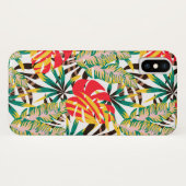 Wild Tropical Palm Leaves Case-Mate iPhone Hülle (Rückseite (Horizontal))