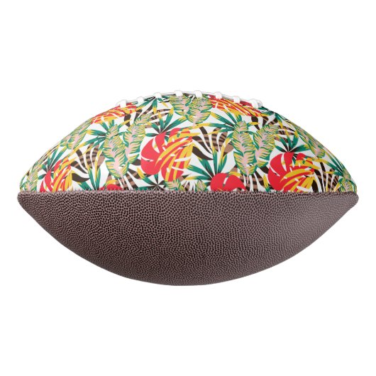 Wild Tropical Palm Leaves Football (Gedreht 90)