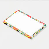 Wild Tropical Palm Leaves Post-it Klebezettel (angewinkelt)