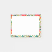 Wild Tropical Palm Leaves Post-it Klebezettel (Vorderseite)