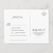 Wild Tropical Palm Song Request UAWG Postcard Einladungspostkarte (Rückseite)