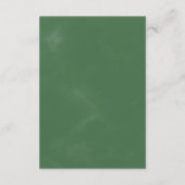 Wild-Tropical Palm Wedding Reception Insert Card (Rückseite)