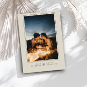 Wild-tropische Blätter & Modernes Chic Wedding Fot Einladung