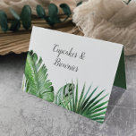 Wild tropische Palm Buffet Food Labels Tischnummer<br><div class="desc">Diese tropischen Buffetrestaurants mit Palmen sind ideal für einen Strand oder eine Hochzeit in Urlaubsort. Das Design besticht durch eine exotische Auswahl an grünen Bananenpalmen, Farnen, Blattwerk, botanischen Pflanze und Grünpflanzen, die für einen tropischen Sommer sorgen. Passen Sie jede Karte mit dem Lebensmittelnamen an und kaufen Sie jede Karte einzeln....</div>