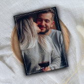 Wild tropische Palmen Blätter & Modernes Hochzeits Save The Date