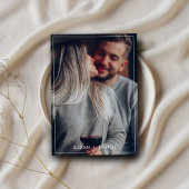 Wild tropische Palmen Blätter & Modernes Hochzeits Save The Date