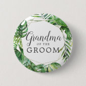 Wild-tropischer Palm-Oma des Grooms Button (Vorderseite)