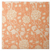 Wild Tulip Pattern (von William Morris) Fliese (Vorderseite)