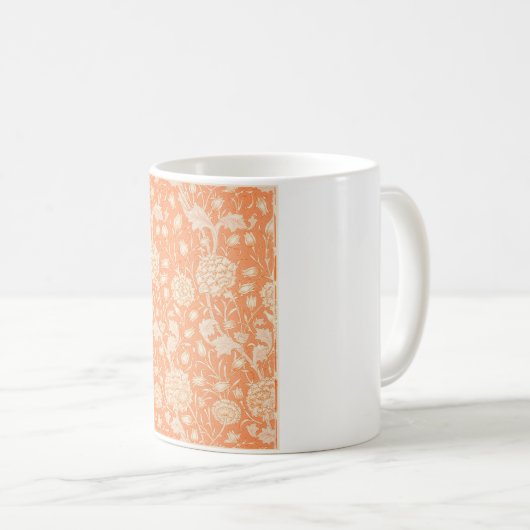 Wild Tulip Pattern (von William Morris) Kaffeetasse (VorderseiteRechts)