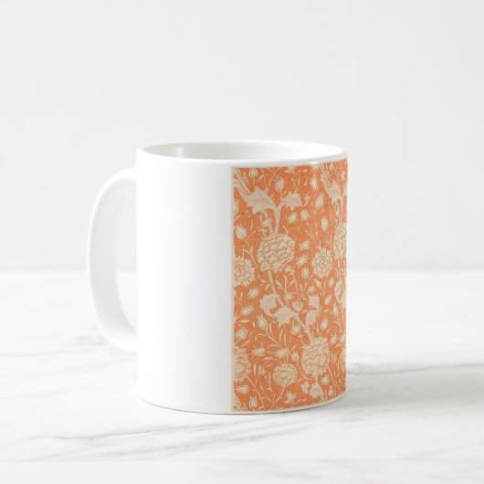 Wild Tulip Pattern (von William Morris) Kaffeetasse (Vorderseite Links)