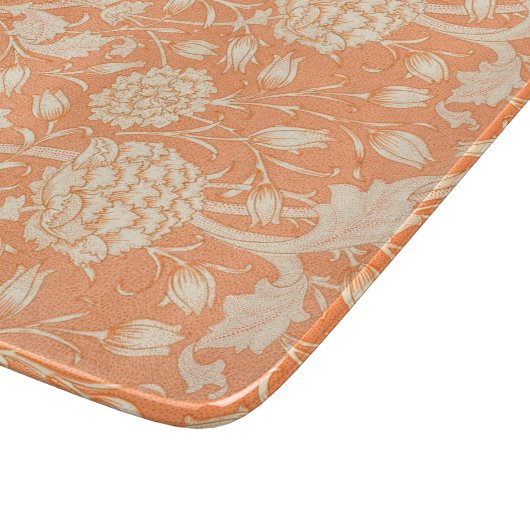 Wild Tulip Pattern (von William Morris) Schneidebrett (Ecke)