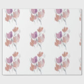 Wild Tulips Geschenkpapier (Flach)