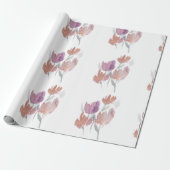 Wild Tulips Geschenkpapier (Ungerollt)