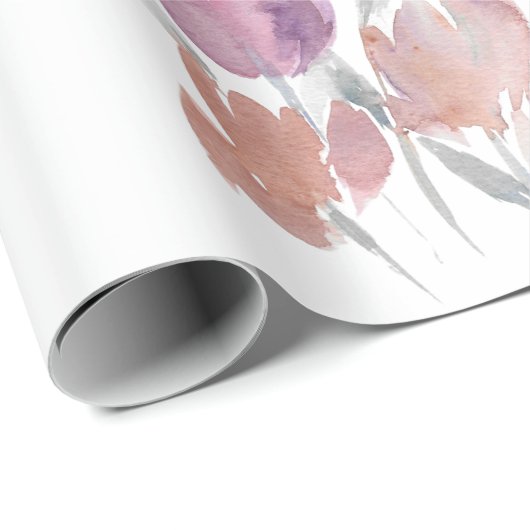 Wild Tulips Geschenkpapier (Rolleneckpunkt)