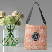 Wild Tulips William Morris Pattern Peach Tragetaschen Mit Langen Trägern