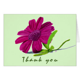 Wild-tunesische Blume dank Karte