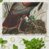 Wild Turkey Birds of America Audubon Print Geschirrtuch (Gefaltet)