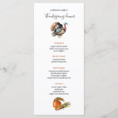 Wild Turkey Erntedank Dinner Menü Menükarte (Vorderseite)