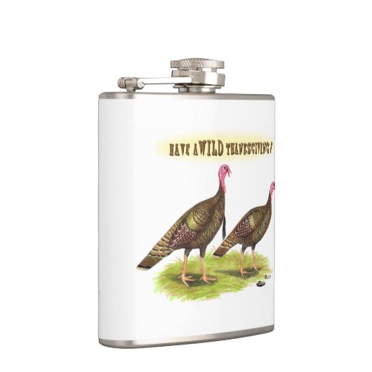 Wild-Turkey-Erntedank Flachmann (Rechts)