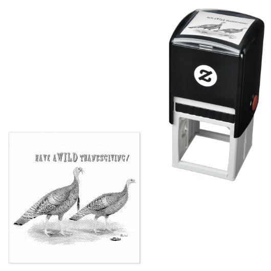 Wild-Turkey-Erntedank Permastempel (Beispiel)