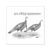 Wild-Turkey-Erntedank Permastempel (Design)