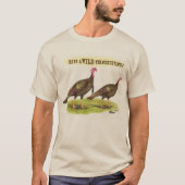 Wild-Turkey-Erntedank T-Shirt (Vorderseite)