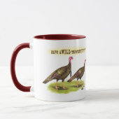 Wild-Turkey-Erntedank Tasse (Links)