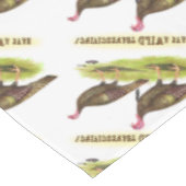 Wild-Turkey-Erntedank Tischdecke (Schrägansicht)